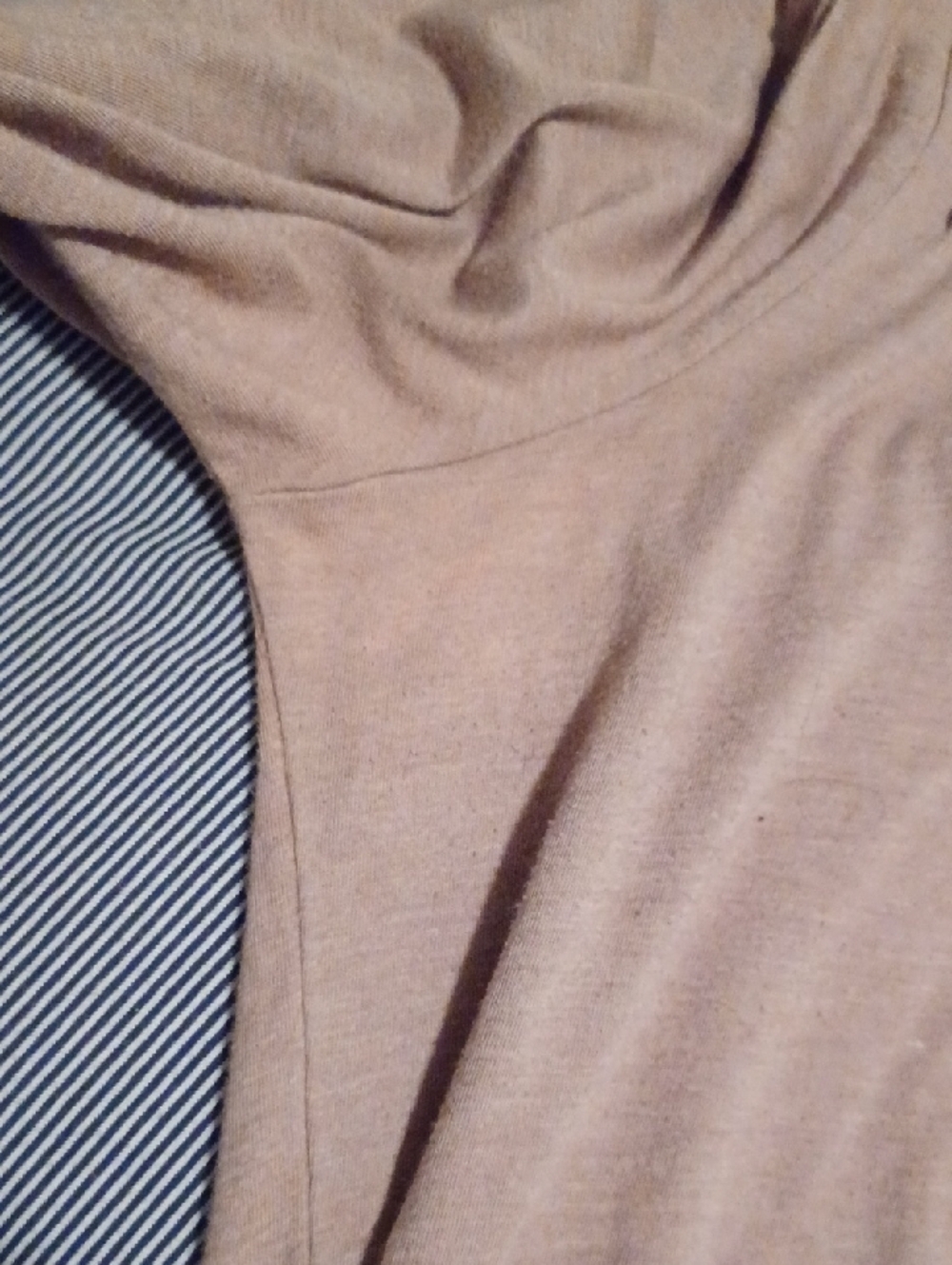 <> Free People Light Brown Layered Tunic Top Women's Size Large - Picture 12 of 14